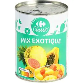 Fruits au sirop mix exotique (340g)