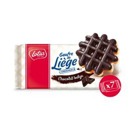 LOTUS BAKERIES Gaufres de liège au chocolat 363g