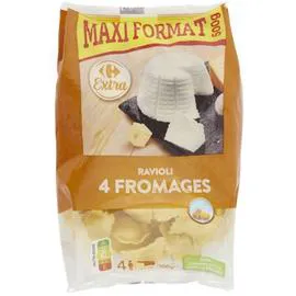 Pâtes fraîches ravioli 4 fromages (500g)