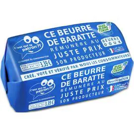 Beurre de baratte doux Bleu Blanc Coeur (250g)
