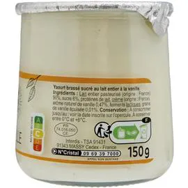 Yaourt Vanille (150g)