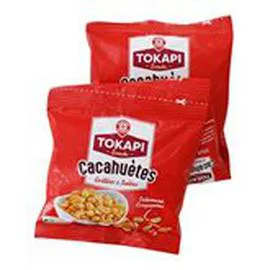 MARQUE REPÈRE, TOKAPI Cacahuètes grillées salées 3x120g