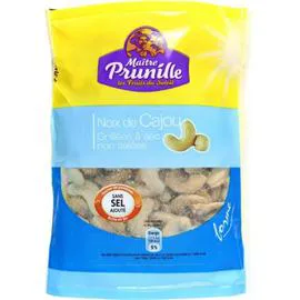 MAÎTRE PRUNILLE Noix de cajou grillées non salées 200g