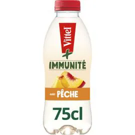 Eau aromatisée immunité pêche (75cl)