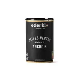 Olives vertes à la farce d'anchois (130g)