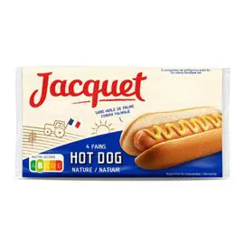 JACQUET Pains Hot Dog 240g