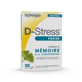 Complément Alimentaire Stimule la Mémoire & Concentration (x30)
