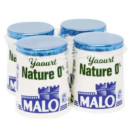 Yaourt 0% nature (4x125g)