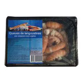 Queue de langoustine avec carapace crue (300g)
