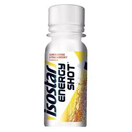 ENERGY SHOT ISOSTAR Boisson énergétique goût grenadine fraise 60ml