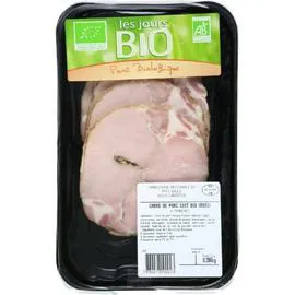 Carrés de rôti de porc Bio (200g)