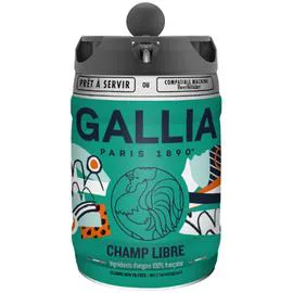 Bière blonde non-filtrée Champ Libre (5l)