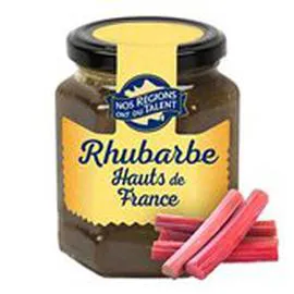 NOS RÉGIONS ONT DU TALENT Confiture rhubarbe 315g