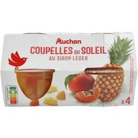 Coupelles du soleil au sirop léger (4x113g)