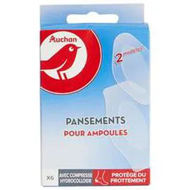 Pansements pour ampoule 2 modèles (x6)