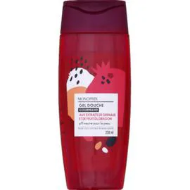MONOPRIX Gel douche à la grenade 250g