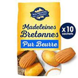 NOS RÉGIONS ONT DU TALENT Madeleines pur beurre 330g