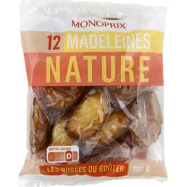 MONOPRIX Madeleines nature 300g