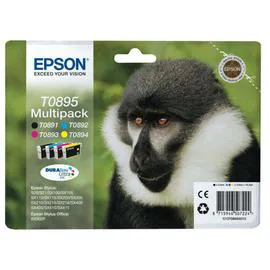 EPSON Cartouche D'Encres Noire Et Couleurs N°T0895 l'unité