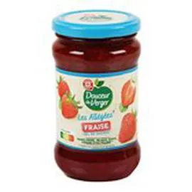 MARQUE REPÈRE, DOUCEUR DU VERGER Confiture Fraises 340g