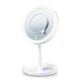 Miroir cosmétique éclairé - BS 45 - Blanc (l'unité)