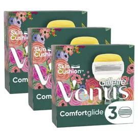 GILLETTE, VENUS Rasoir Skin Cushion Comfort Glide 3x3