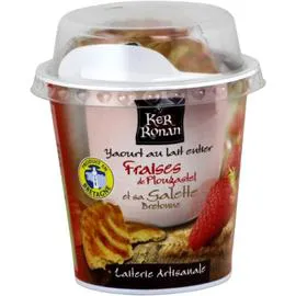 Yaourt fraise brassé (150g)