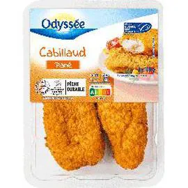 ODYSSÉE Cabillaud pané 2x100g