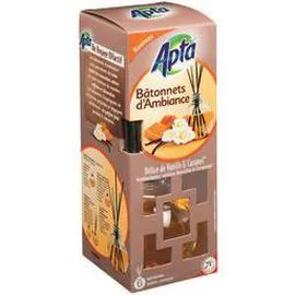 APTA Bâtonnets d'ambiance délice de vanille & caramel 150ml