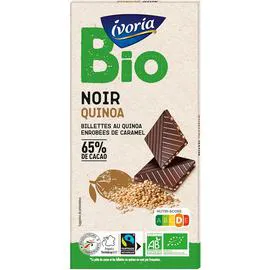 Chocolat noir quinoa BIO (100g)