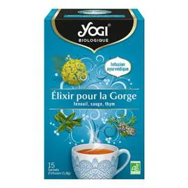Infusion élixir pour la gorge Bio (x15)