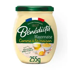 BÉNÉDICTA Mayonnaise comme à la maison 255g