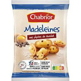 CHABRIOR Madeleines aux pépites de chocolat 400g