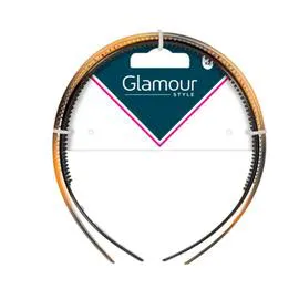 Serre Tête Noir et Marron (x2)