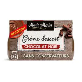 Crème Dessert au Chocolat Noir (2x130g)