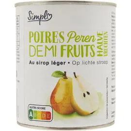 Fruits au sirop poire (825g)