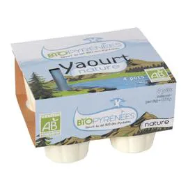Yaourt nature Bio (4x115g)