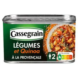 CASSEGRAIN Légumes et Quinoa à la Provençale 375g