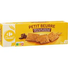 Biscuits Petit Beurre pépites chocolat (200g)