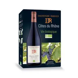 Vin rouge AOP bio Côtes du Rhône (2,25l)
