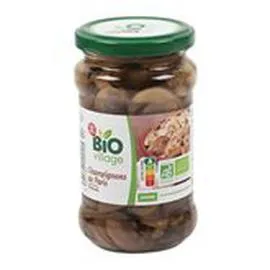 MARQUE REPÈRE, BIO VILLAGE Champignons Bio Emincés 170g
