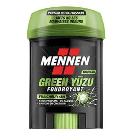  Mennen Déodorant Green Yuzu Foudroyant Stick 60ml