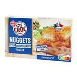MARQUE REPÈRE, CÔTÉ CROC Nuggets de poulet Croustillant 200g