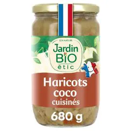 Haricots coco Bio cuisiné (680g)