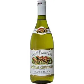 Vin blanc Blanc de Blancs sec spécial crustacés (75cl)