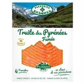 Truite des Pyrénées fumée (180g)
