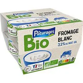 Fromage blanc 3,2% MG BIO (8x100g)
