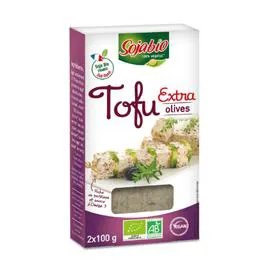 Tofu Bio Extra Olive sans OGM (2x100g)