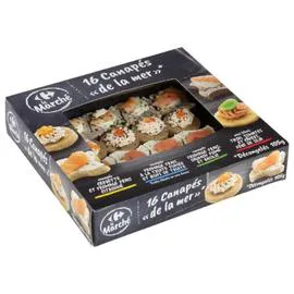 Canapés de la mer (105g)