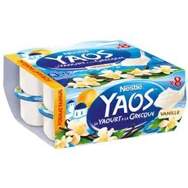 Yaourt à la grecque vanille (8x125g)